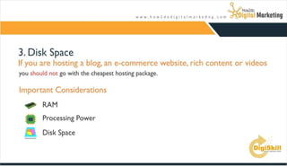 Web hosting & Choosing a Domain Name