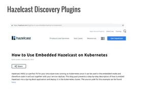 Hazelcast Discovery Plugins
 