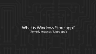 Developing Windows 8 Apps with HTML and JavaScript - Codebits 2012