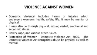 Woman empowerment