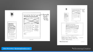 View Recording / BootstrapCreative.com
 