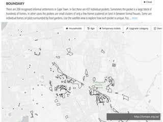 Informal Settlements Maps