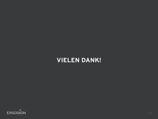VIELEN DANK!
110
 