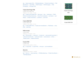 tag： Heave co pper PCB | PCB Manufacturing | Printed Circuit Bo ard | PCB
Manufacture | Fast PCBs | PCB Pro to type | PCB Pro to types | PCB
Pro to typing | Pro to type PCB


4 laye rs Go ld Finge r PCB
                                                                                   4 layers Go ld Finger
4 layers Go ld Finger PCB
TIME:20 11-1-26 11:39 :0 0     PV:10 9                                                     PCB

tag： 4 layers Go ld Finger PCB | flex bo ard | Flex | rigid bo ard | PCBA
Printed Circuit Bo ard Assembly | China Pcb manufacture | pcb facture | pcb
design | printed circuit bo ard | pcb layo ut | pcb circuit


6 laye rs ENIG PCB
6 layers ENIG PCB                                                                  6 layers ENIG PCB
TIME:20 11-1-26 11:59 :0 0     PV:116

tag： 6 layers ENIG PCB | 6 layers pcb manufacturers | PCB facility | china
PCB | fast PCBs


PCB via st ubs
PCB via stubs
TIME:20 11-1-13 10 :36 :0 0    PV:9
tag： PCB via stubs | 4 layer pcb | 8 layer pcb | abo ut printed circuit bo ard |
 advanced circuit bo ards | advanced circuits | advanced pcb | all flex |
 flexible circuits | allegro pcb layo ut


8 Laye rs PCB
8 Layers PCB
TIME:20 10 -8 -26 14:35:0 0    PV:123

tag： 8 Layer PCB | 8 Layer PCB | china pcb | pcb manufacturer


Abo ut Us
TIME:20 10 -8 -26 14:0 5:0 0   PV:178 9
tag： Abo ut us | abo ut rayming | PCB Manufacturing | Printed Circuit Bo ard |
 PCB Manufacturer

                                                                                                           PDFmyURL.com
 