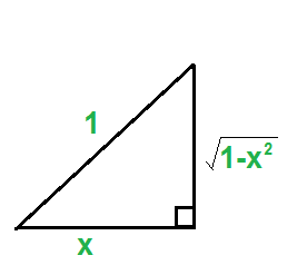 Triangle for cos(x) to find out cosec(x)