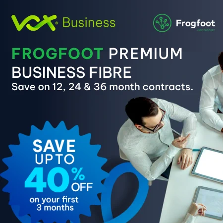 frogfoot business fibre promo | Vox | Business